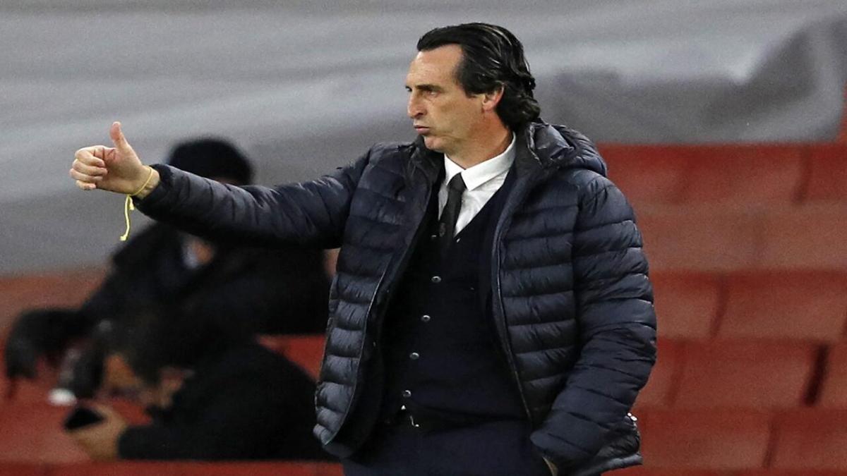 Aston Villa manager Unai Emery